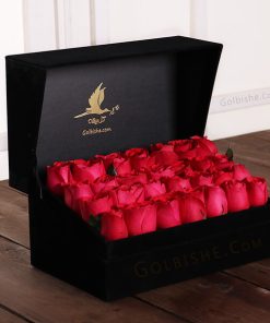 باکس گل ، جعبه گل ، هدیه خاص ، کادو خاص ، باکس گل لاکچری ، هدیه گل