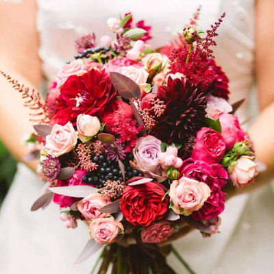 دسته گل عروس - دسته گل - دسته گل رز - گل فروشی آنلاین - سفارش آنلاین گل - سفارش گل