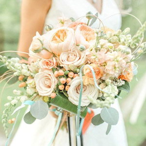 دسته گل عروس - دسته گل - دسته گل رز - گل فروشی آنلاین - سفارش آنلاین گل - سفارش گل